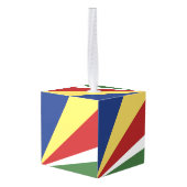 Seychelse vlag decoratie (Achter hoekig)