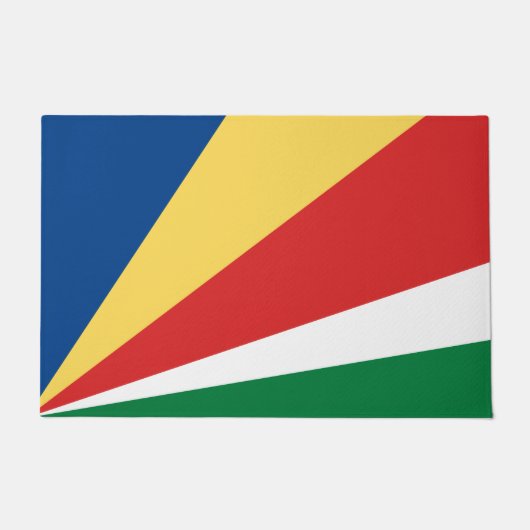 Seychelse vlag deurmat (Voorkant)