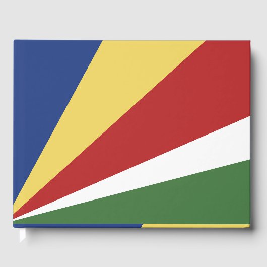 Seychelse vlag gastenboek (Voorkant)