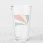 Seychelse vlag glas (Achterkant)