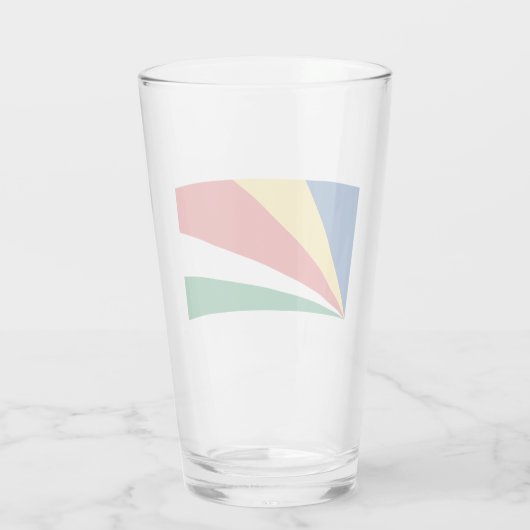 Seychelse vlag glas (Achterkant)