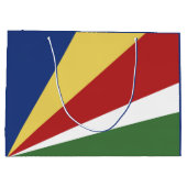 Seychelse vlag groot cadeauzakje (Achterkant)