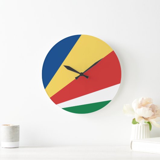 Seychelse vlag grote klok (Huis)