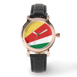 Seychelse vlag horloge