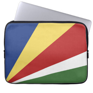 Seychelse vlag laptop sleeve