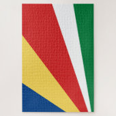 Seychelse vlag legpuzzel (Verticaal)