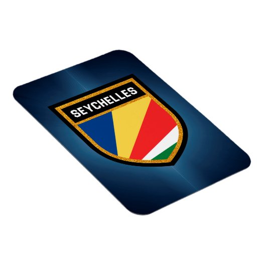 Seychelse vlag magneet (Rechterzijde)