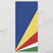 Seychelse vlag menu (Voorkant)