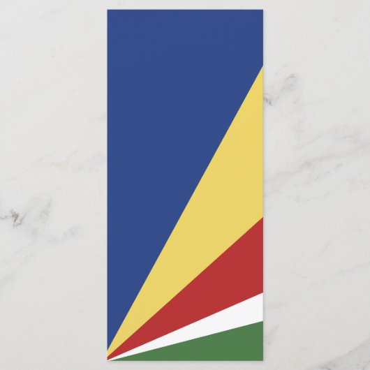 Seychelse vlag menu (Voorkant)