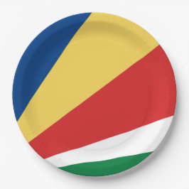 Seychelse vlag papieren bordje