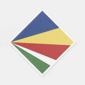 Seychelse vlag servet (Hoek)