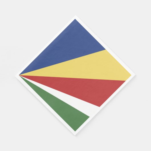 Seychelse vlag servet (Hoek)