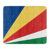 Seychelse vlag snijplank (Voorkant)