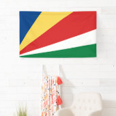 Seychelse vlag spandoek (Insitu)