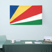 Seychelse vlag spandoek (Beurs)