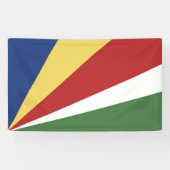 Seychelse vlag spandoek (Horizontaal)