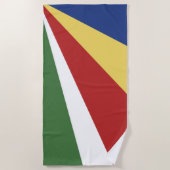 Seychelse vlag strandlaken (Voorkant)
