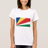 Seychelse vlag t-shirt (Voorkant)