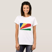 Seychelse vlag t-shirt (Voorkant volledig)