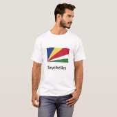 Seychelse vlag t-shirt (Voorkant volledig)