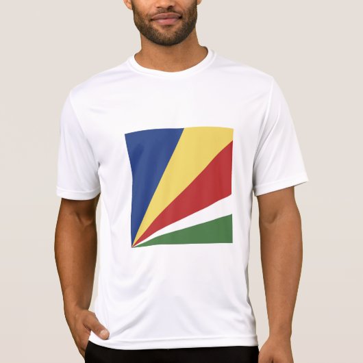 Seychelse vlag t-shirt (Voorkant)