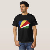 Seychelse vlag t-shirt (Voorkant volledig)