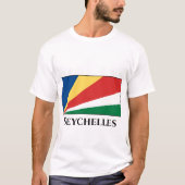 Seychelse vlag t-shirt (Voorkant)