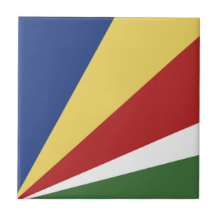 Seychelse vlag tegeltje