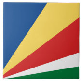 Seychelse vlag tegeltje (Voorkant)