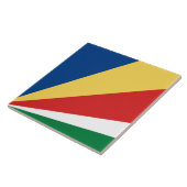 Seychelse vlag tegeltje (Zijkant)