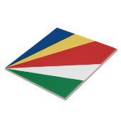 Seychelse vlag tegeltje (Zijkant)