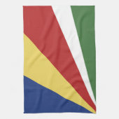Seychelse vlag theedoek (Verticaal)