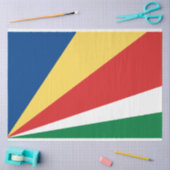 Seychelse vlag tissuepapier (Craft)