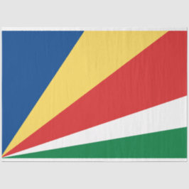 Seychelse vlag tissuepapier