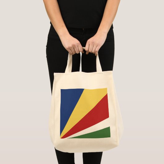 Seychelse vlag tote bag (Voorkant (product))