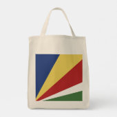 Seychelse vlag tote bag (Achterkant)