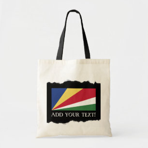 Seychelse vlag tote bag