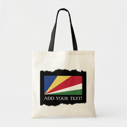 Seychelse vlag tote bag (Voorkant)