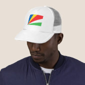 Seychelse vlag trucker pet (In situ)