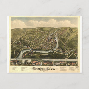 Seymour Connecticut in 1879 Briefkaart