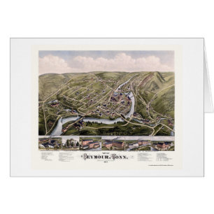 Seymour, CT Panoramic Map - 1879