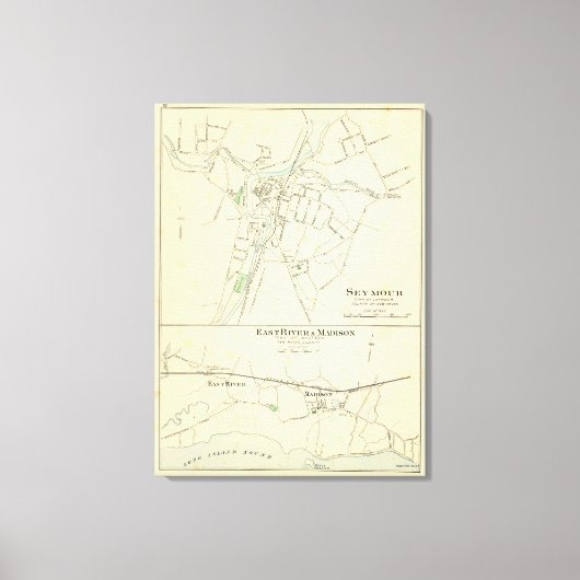 Seymour, E River, Madison Canvas Afdruk (Voorkant)