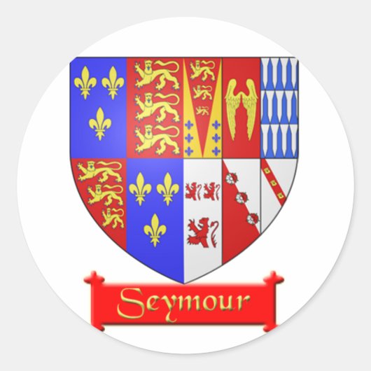 Seymour Heraldische Sticker (Voorkant)