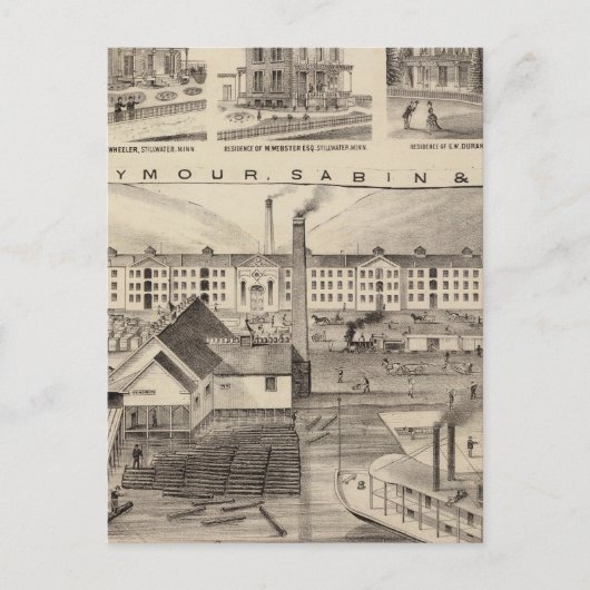 Seymour, Sabinand County, Minnesota Briefkaart (Voorkant)