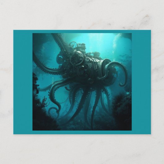 SF - 20.000 Leagues 1 Briefkaart (Voorkant)