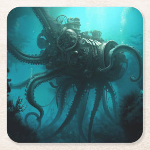 SF - 20.000 Leagues 1 Kartonnen Onderzetters