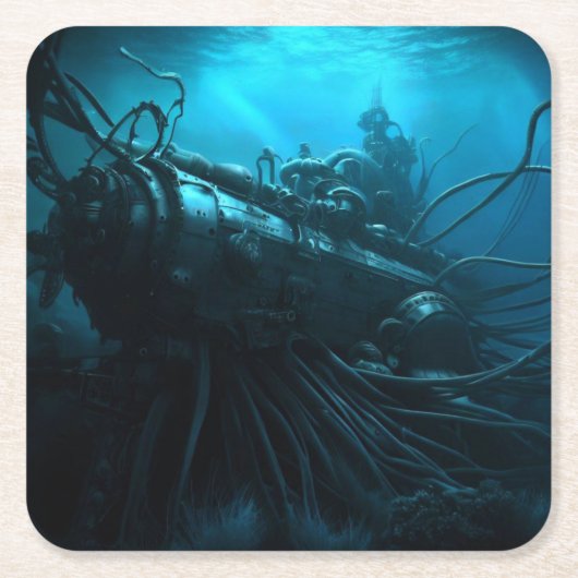 SF - 20.000 Leagues 2 Kartonnen Onderzetters (Voorkant)