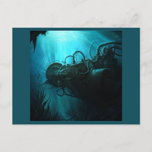 SF - 20.000 Leagues 3 Briefkaart (Voorkant)