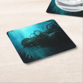 SF - 20.000 Leagues 3 Kartonnen Onderzetters (Schuin)