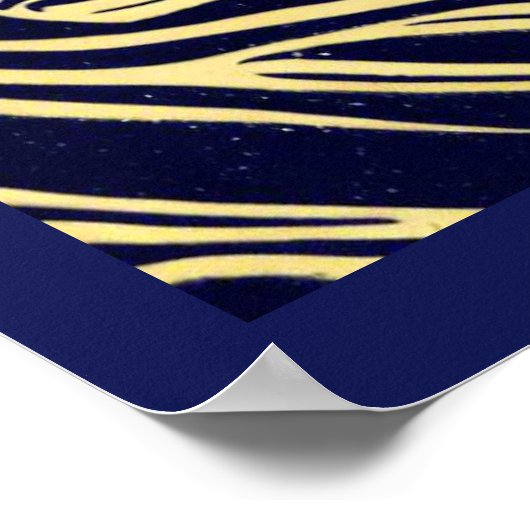 SF - Aliens op een vreemde planeet houtsnede 1 Poster (Hoek)